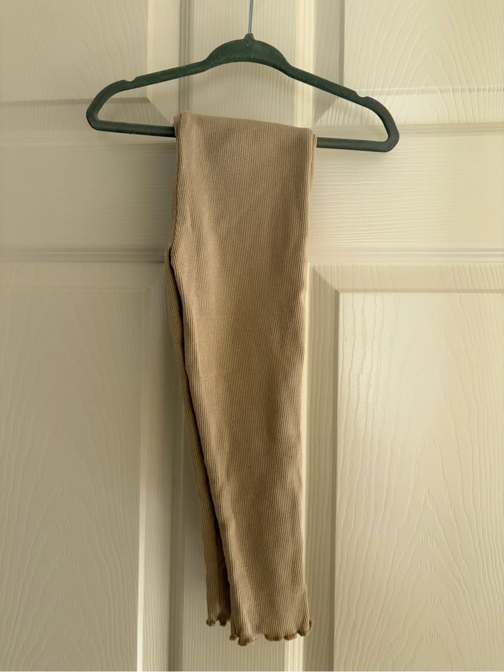 Tommy Hilfiger Men's Ribbed Jogger Pants in Beige